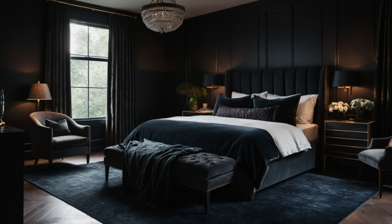 12 Ways to Create a Dark and Cozy Bedroom for the Ultimate Relaxing Space