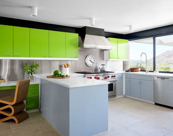 Acid Green Cabinets