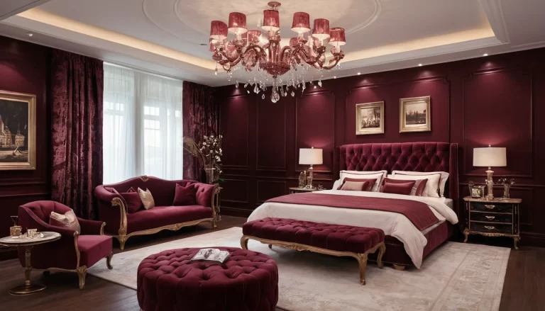 25 Luxurious Burgundy Bedroom Decor Ideas to Elevate Your Space