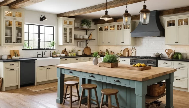 Farmhouse Kitchen Island Designs