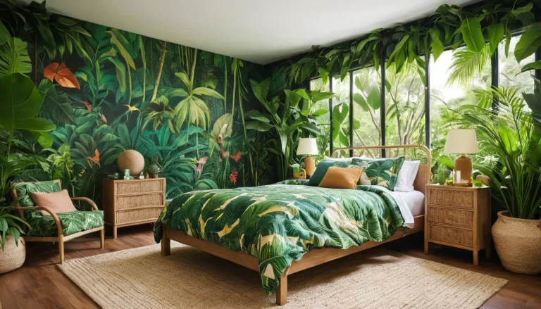 15 Jungle-Themed Bedroom Decor Ideas for a Lush Oasis Retreat