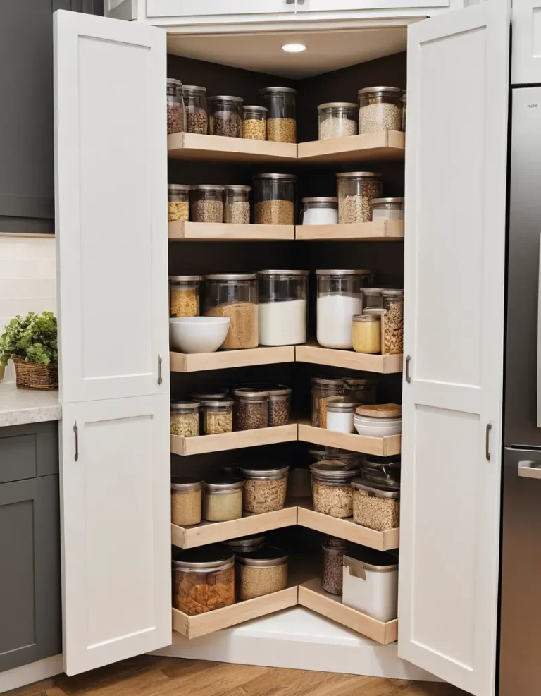 25 Creative Corner Kitchen Pantry Ideas for Maximum Storage