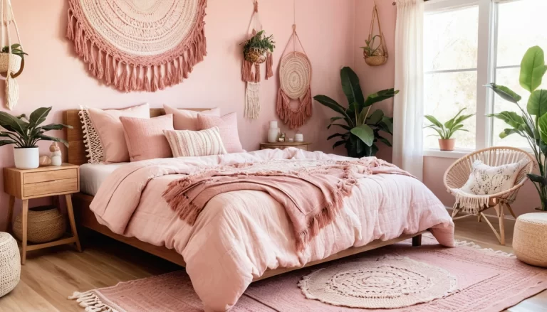 10 Pink Boho Bedroom Decor Ideas for a Dreamy Makeover