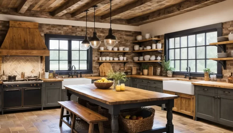 25 Stunning Rustic Farmhouse Kitchen Ideas to Inspire Your Home