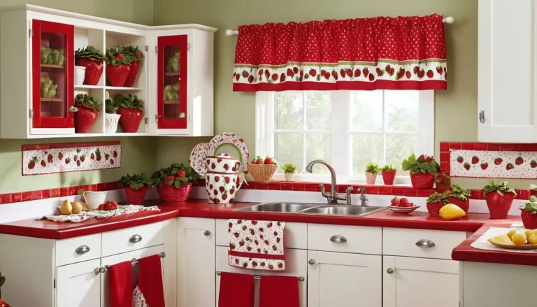 20 Charming Strawberry Kitchen Decor Ideas to Sweeten Your Space