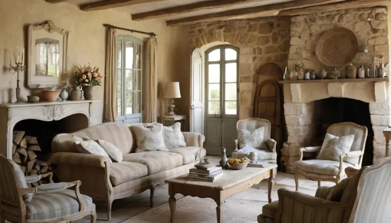 21 Stunning Rustic French Country Living Room Decor Ideas