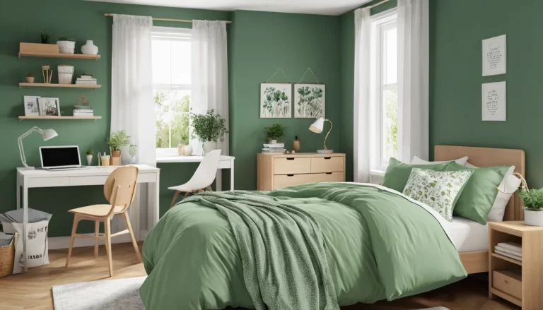 18 Inspiring Sage Green Dorm Room Ideas for a Cozy Retreat