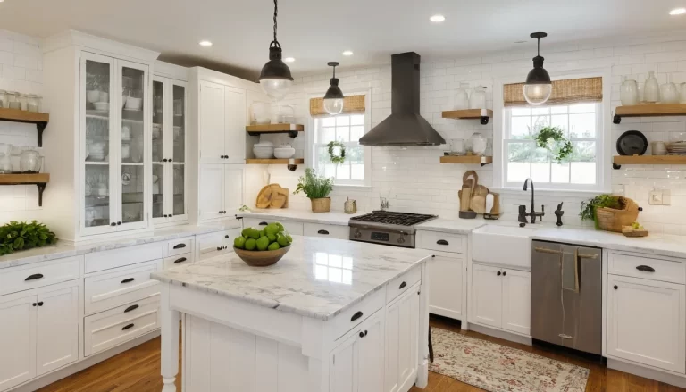 20 Fresh and Modern Ideas for Farmhouse Kitchen White Cabinets