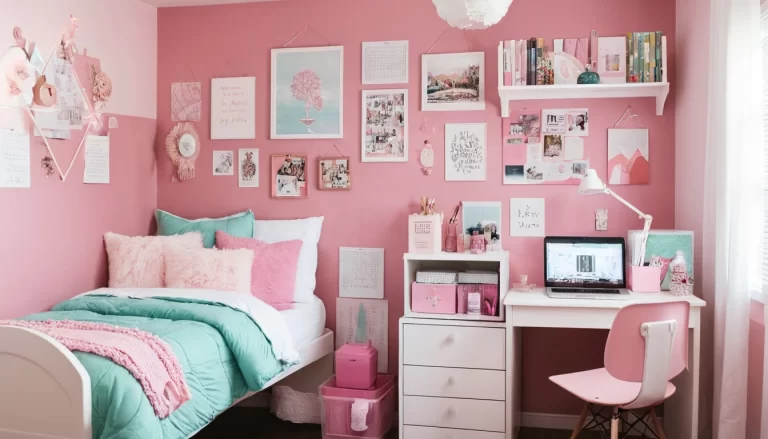 20 Fresh Pink Dorm Room Decor Ideas