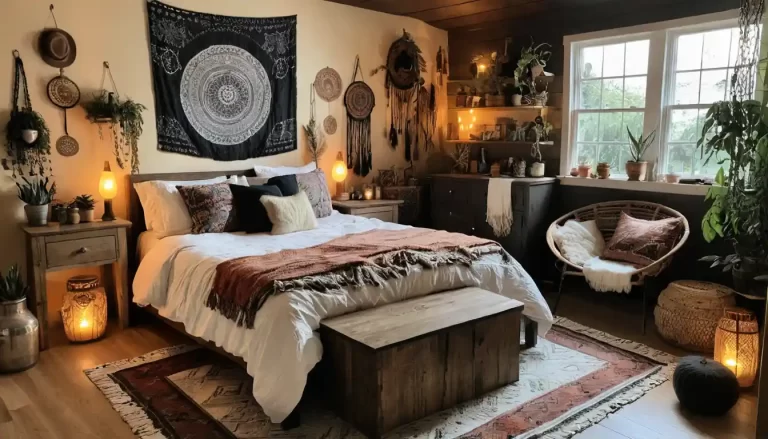 20 Unique Rustic Boho Witchy Bedroom Ideas for a Magical Makeover