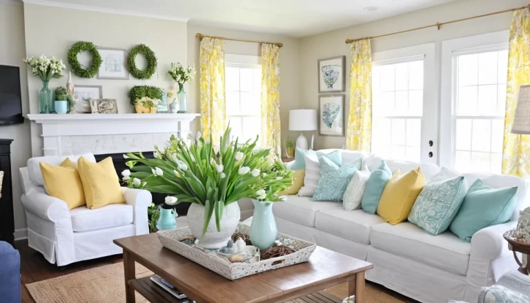 21 Simple Spring Living Room Decor Ideas to Brighten Your Space