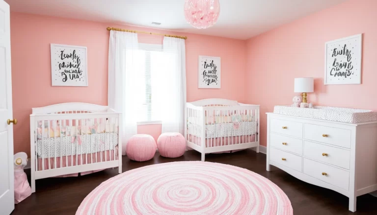 20 Unique Ways To Decorate Twin Girl Nursery Room