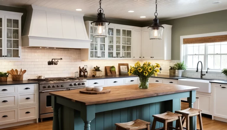 21 Stunning Modern Farmhouse Kitchen Island Lighting Ideas